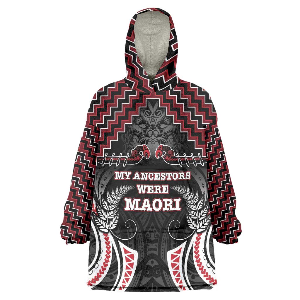 Aotearoa Wearable Blanket Hoodie Proud To Be Maori