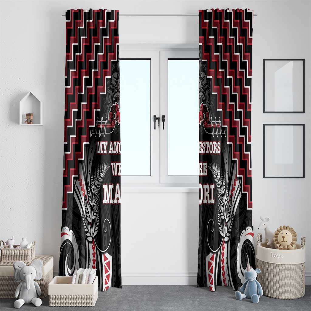 Aotearoa Window Curtain Proud To Be Maori LT05 - Polynesian Pride