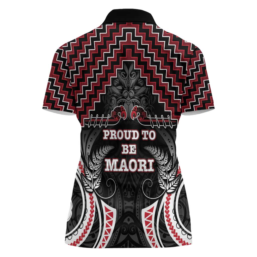 Aotearoa Women Polo Shirt Proud To Be Maori LT05 - Polynesian Pride
