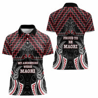 Aotearoa Women Polo Shirt Proud To Be Maori LT05 - Polynesian Pride