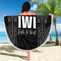 Aotearoa Toitu Te Tiriti Beach Blanket No Kiwi Without Iwi LT05 - Polynesian Pride
