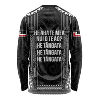 Aotearoa Toitu Te Tiriti Long Sleeve Shirt No Kiwi Without Iwi LT05 - Polynesian Pride
