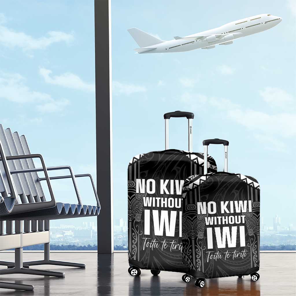 Aotearoa Toitu Te Tiriti Luggage Cover No Kiwi Without Iwi LT05 - Polynesian Pride