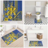 Hawaii Kaiser High School Bathroom Set Tribal Tattoo With Hibiscus Flowers LT05 - Polynesian Pride