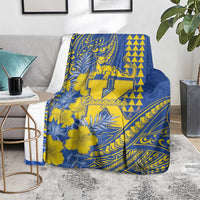 Hawaii Kaiser High School Blanket Tribal Tattoo With Hibiscus Flowers LT05 - Polynesian Pride
