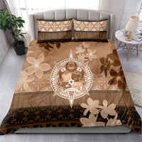 Tonga Emancipation Day Bedding Set Tongan Kupesi Ngatu Pattern Vintage Style LT05 - Polynesian Pride
