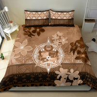 Tonga Emancipation Day Bedding Set Tongan Kupesi Ngatu Pattern Vintage Style LT05 - Polynesian Pride