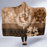 Tonga Emancipation Day Hooded Blanket Tongan Kupesi Ngatu Pattern Vintage Style LT05 - Polynesian Pride