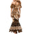 Tonga Emancipation Day Mermaid Dress Tongan Kupesi Ngatu Pattern Vintage Style