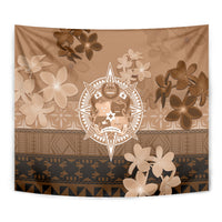 Tonga Emancipation Day Tapestry Tongan Kupesi Ngatu Pattern Vintage Style LT05 - Polynesian Pride