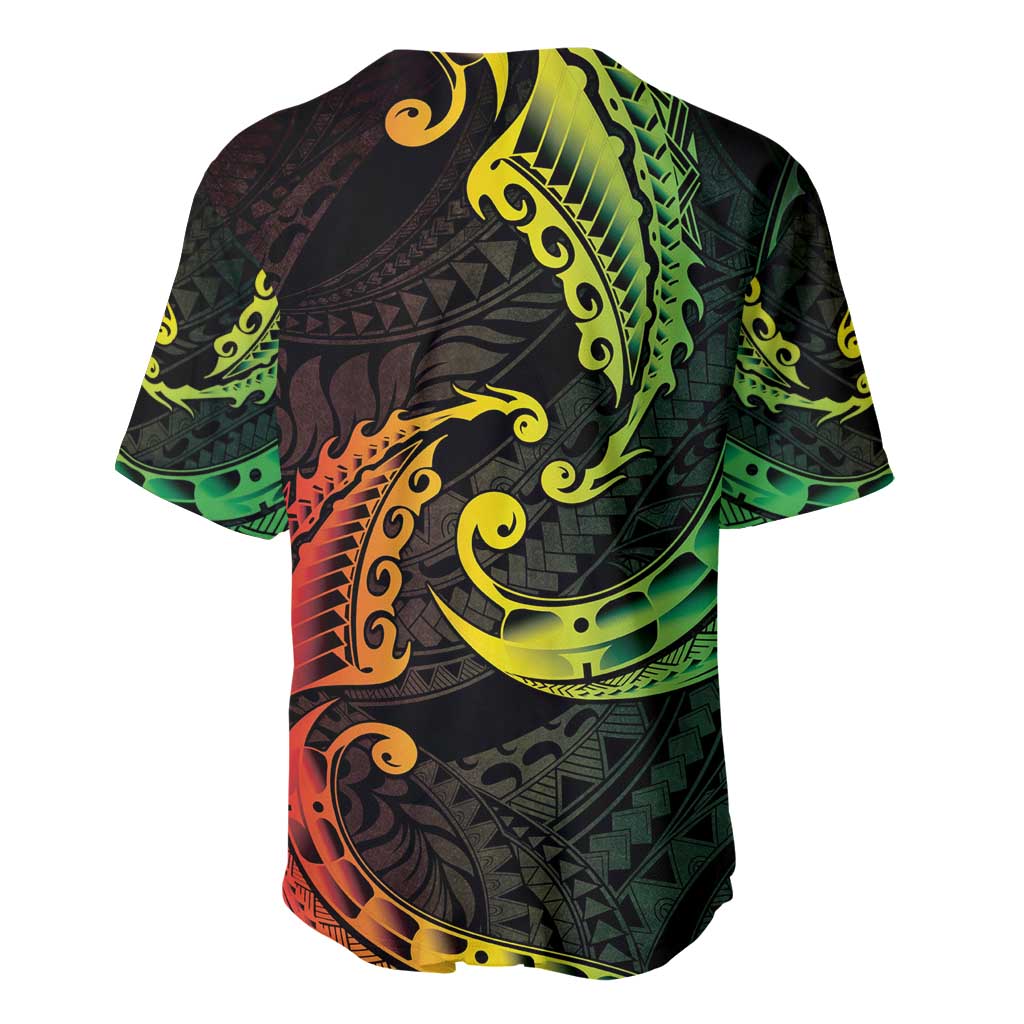 AAPI Heritage Month Baseball Jersey Kanaka Maoli Polynesian Tribal Wave LT05 - Polynesian Pride