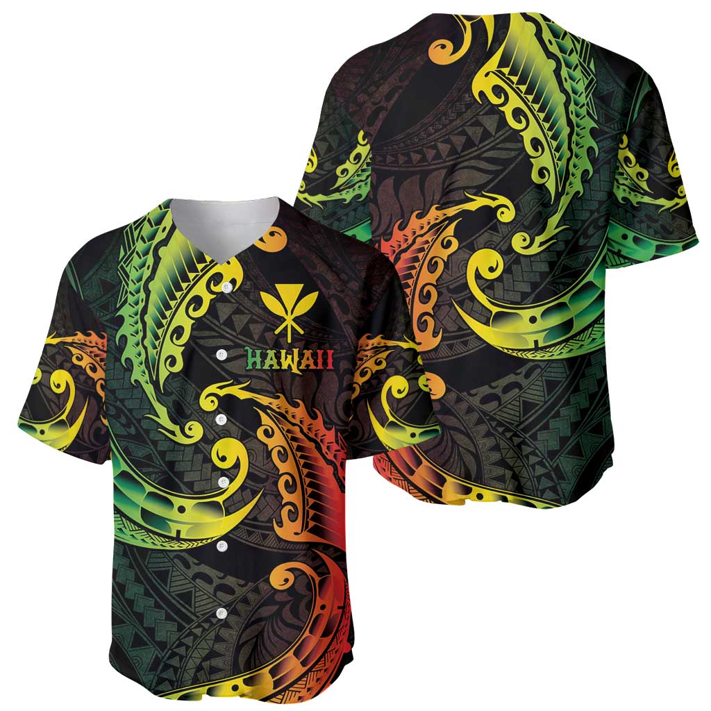 AAPI Heritage Month Baseball Jersey Kanaka Maoli Polynesian Tribal Wave LT05 - Polynesian Pride