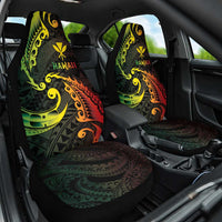 AAPI Heritage Month Car Seat Cover Kanaka Maoli Polynesian Tribal Wave LT05 One Size Reggae - Polynesian Pride