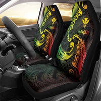 AAPI Heritage Month Car Seat Cover Kanaka Maoli Polynesian Tribal Wave LT05 - Polynesian Pride