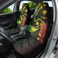 AAPI Heritage Month Car Seat Cover Kanaka Maoli Polynesian Tribal Wave LT05 - Polynesian Pride