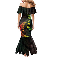 AAPI Heritage Month Mermaid Dress Kanaka Maoli Polynesian Tribal Wave LT05 - Polynesian Pride