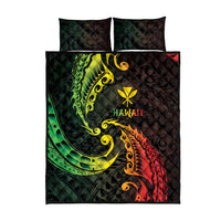 AAPI Heritage Month Quilt Bed Set Kanaka Maoli Polynesian Tribal Wave LT05 - Polynesian Pride