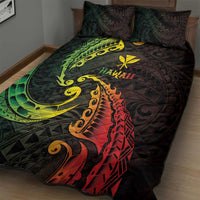 AAPI Heritage Month Quilt Bed Set Kanaka Maoli Polynesian Tribal Wave LT05 - Polynesian Pride