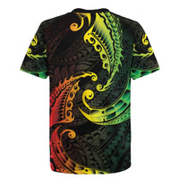 AAPI Heritage Month Rugby Jersey Kanaka Maoli Polynesian Tribal Wave LT05 - Polynesian Pride