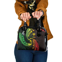 AAPI Heritage Month Shoulder Handbag Kanaka Maoli Polynesian Tribal Wave LT05 One Size Reggae - Polynesian Pride