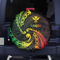 AAPI Heritage Month Spare Tire Cover Kanaka Maoli Polynesian Tribal Wave LT05 No hole Reggae - Polynesian Pride