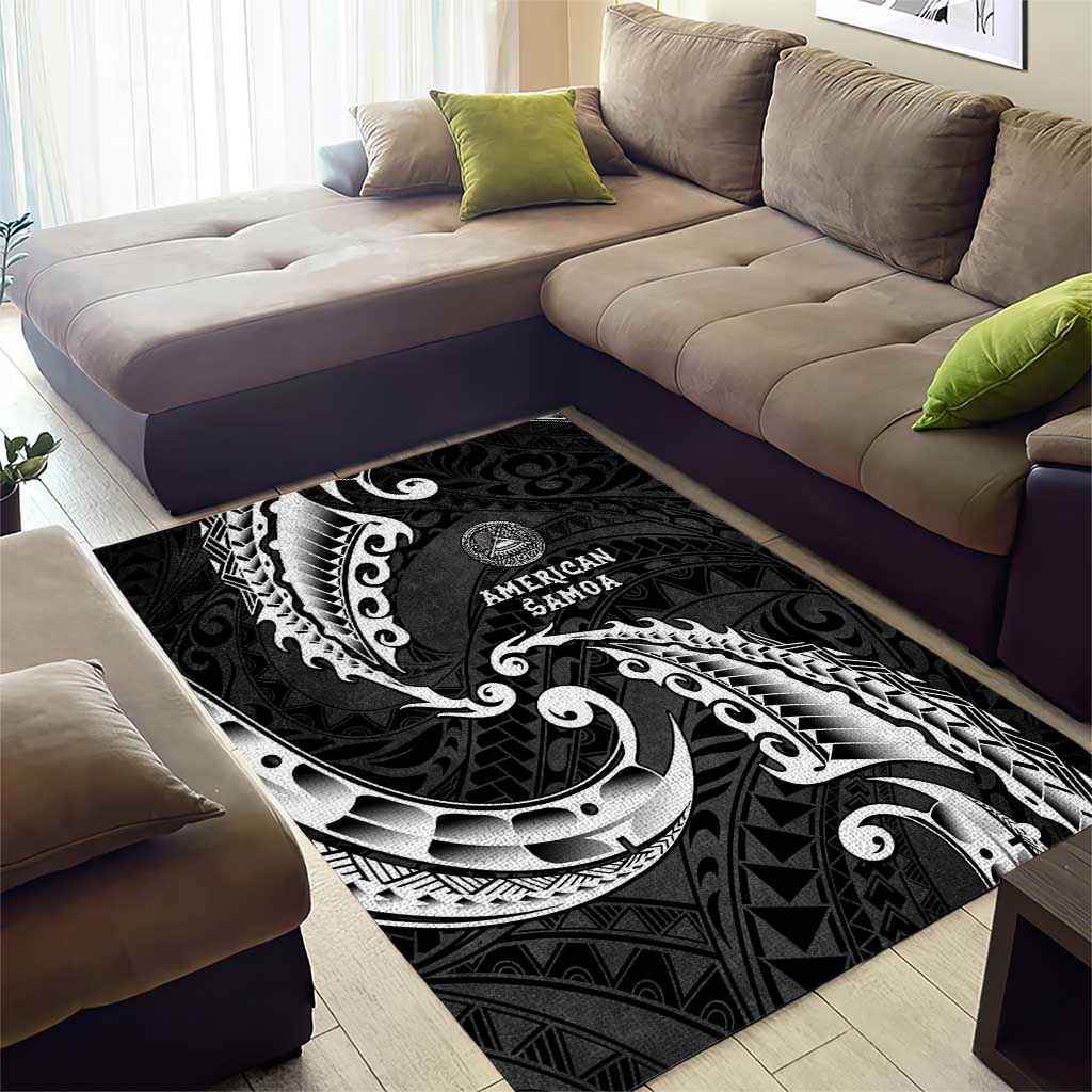 AAPI Heritage Month Area Rug American Samoa Polynesian Tribal Wave LT05 - Polynesian Pride