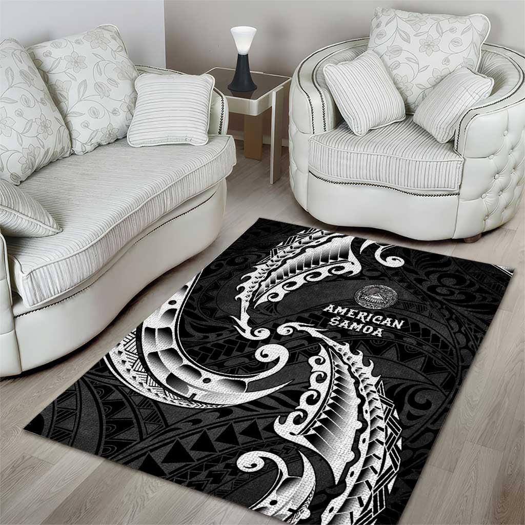 AAPI Heritage Month Area Rug American Samoa Polynesian Tribal Wave LT05 - Polynesian Pride