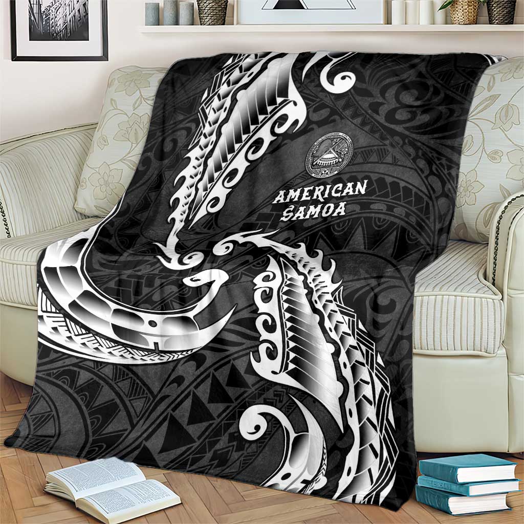 AAPI Heritage Month Blanket American Samoa Polynesian Tribal Wave LT05 - Polynesian Pride
