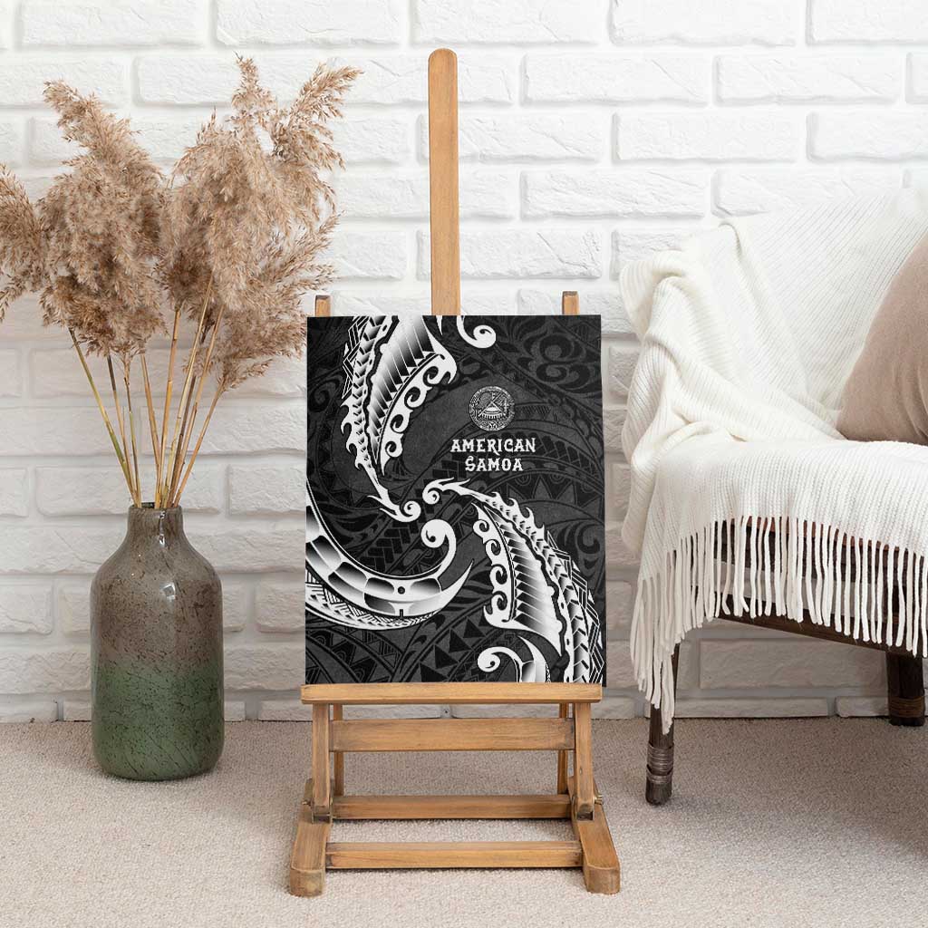 AAPI Heritage Month Canvas Wall Art American Samoa Polynesian Tribal Wave LT05 - Polynesian Pride