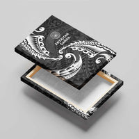 AAPI Heritage Month Canvas Wall Art American Samoa Polynesian Tribal Wave LT05 - Polynesian Pride