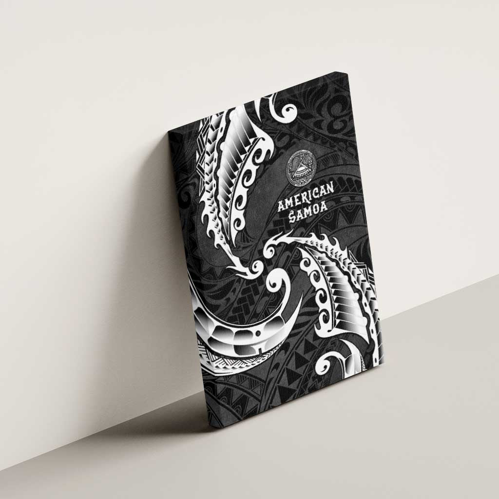 AAPI Heritage Month Canvas Wall Art American Samoa Polynesian Tribal Wave LT05 - Polynesian Pride