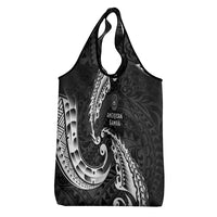 AAPI Heritage Month Grocery Bag American Samoa Polynesian Tribal Wave LT05 - Polynesian Pride