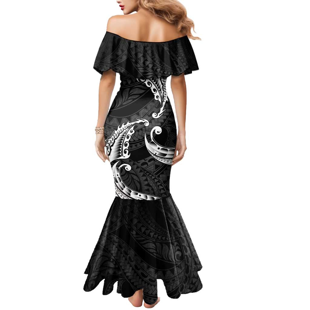 AAPI Heritage Month Mermaid Dress American Samoa Polynesian Tribal Wave LT05 - Polynesian Pride