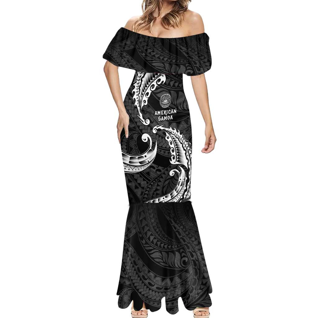 AAPI Heritage Month Mermaid Dress American Samoa Polynesian Tribal Wave LT05 - Polynesian Pride