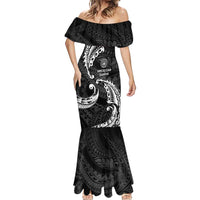 AAPI Heritage Month Mermaid Dress American Samoa Polynesian Tribal Wave LT05 - Polynesian Pride