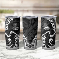 AAPI Heritage Month Tumbler Cup American Samoa Polynesian Tribal Wave LT05 - Polynesian Pride