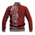 Tonga Language Week Baseball Jacket Malo e Lelei Kupesi Ngatu Pattern