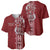 Tonga Language Week Baseball Jersey Malo e Lelei Kupesi Ngatu Pattern