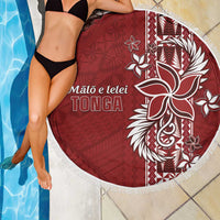 Tonga Language Week Beach Blanket Malo e Lelei Kupesi Ngatu Pattern LT05 - Polynesian Pride