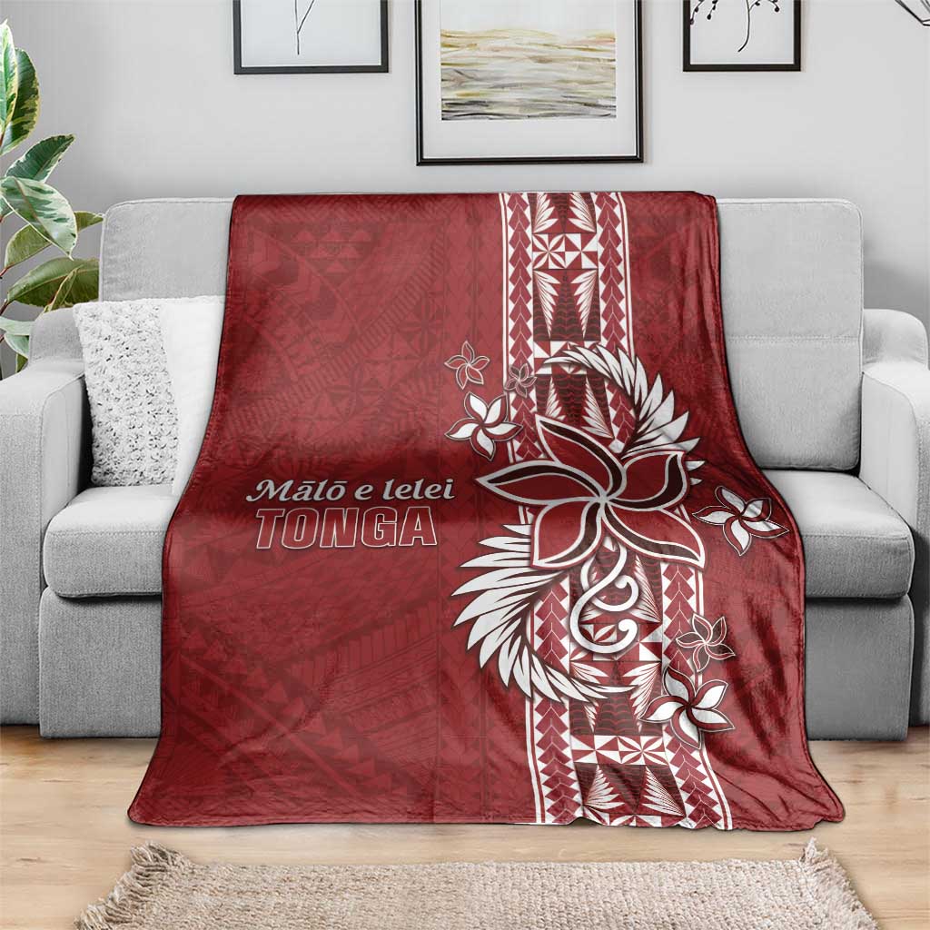Tonga Language Week Blanket Malo e Lelei Kupesi Ngatu Pattern LT05 - Polynesian Pride
