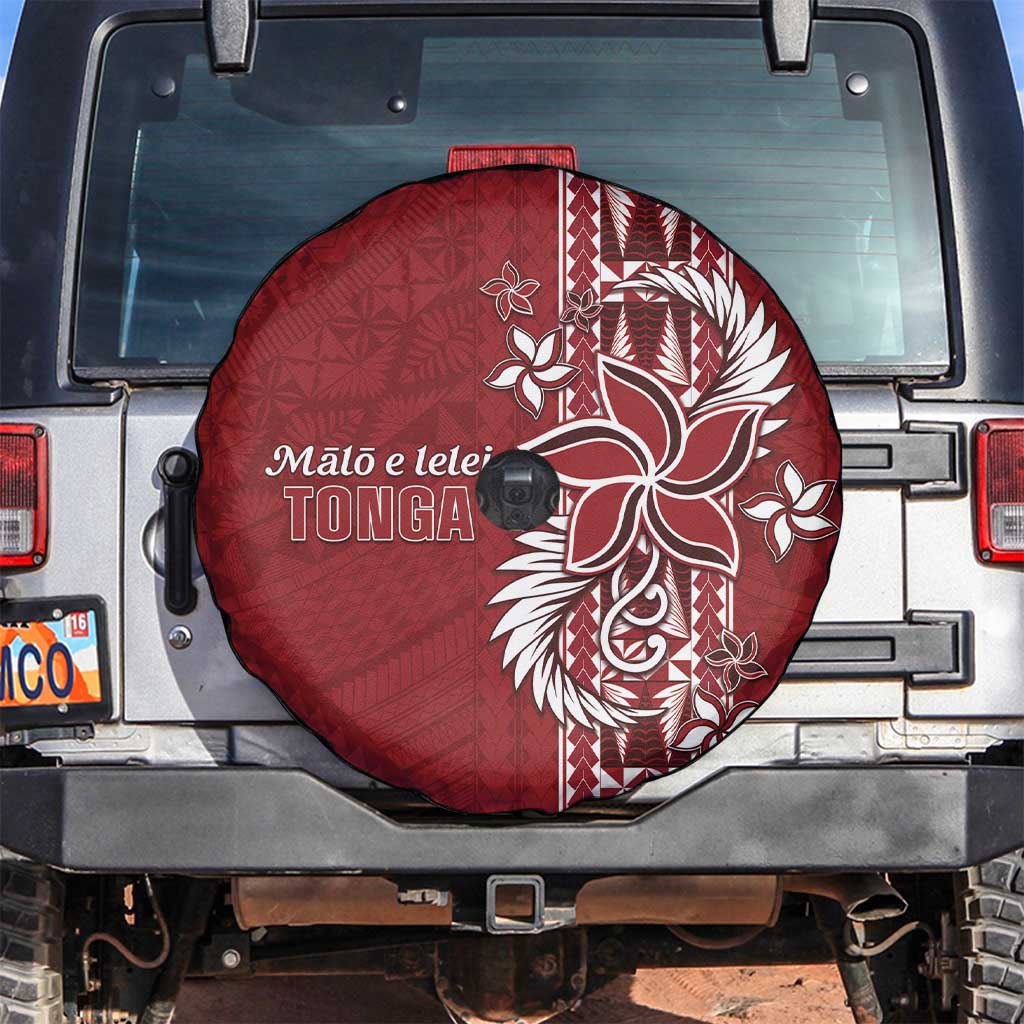 Tonga Language Week Spare Tire Cover Malo e Lelei Kupesi Ngatu Pattern