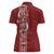 Tonga Language Week Women Polo Shirt Malo e Lelei Kupesi Ngatu Pattern