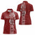 Tonga Language Week Women Polo Shirt Malo e Lelei Kupesi Ngatu Pattern