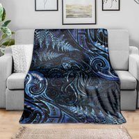 Aotearoa New Zealand Octopus Blanket Silver Fern Maori Pattern LT05 - Polynesian Pride