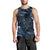 Aotearoa New Zealand Octopus Men Tank Top Silver Fern Maori Pattern