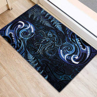 Aotearoa New Zealand Octopus Rubber Doormat Silver Fern Maori Pattern LT05 - Polynesian Pride