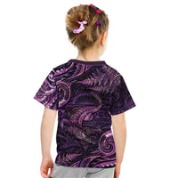 Aotearoa New Zealand Crocodile Kid T Shirt Silver Fern Maori Pattern LT05 - Polynesian Pride