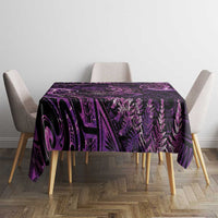 Aotearoa New Zealand Crocodile Tablecloth Silver Fern Maori Pattern LT05 - Polynesian Pride
