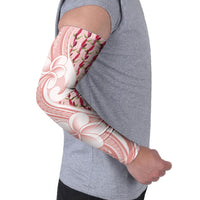 Samoa Teuila Arm Sleeves Pink Samoan Siapo Motifs LT05 - Polynesian Pride