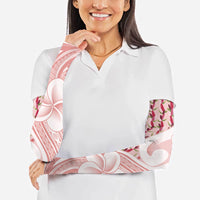 Samoa Teuila Arm Sleeves Pink Samoan Siapo Motifs LT05 - Polynesian Pride